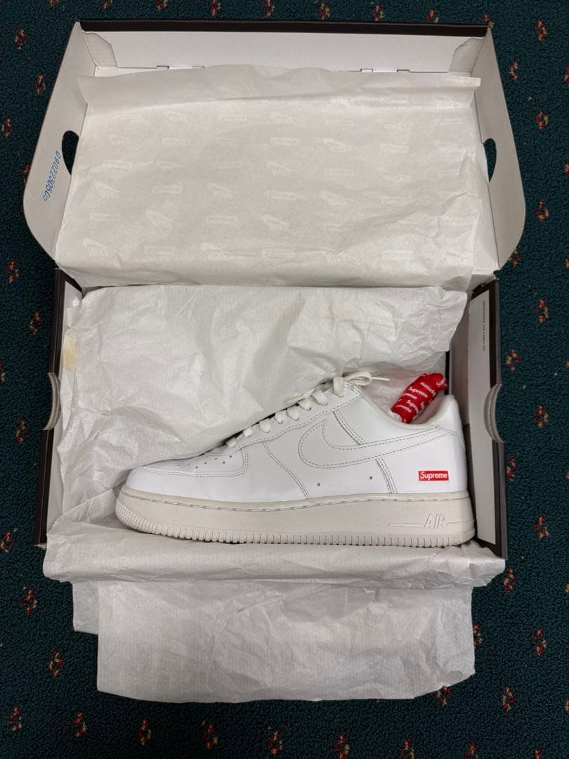 Nike Air Force 1 ホワイト Supreme 26
