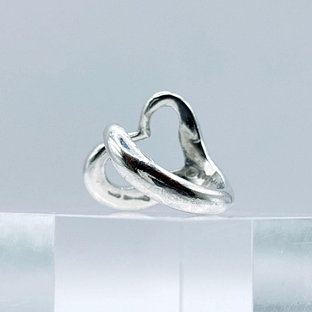 Tiffany ティファニー オープンハート リング シルバー925 7号 指輪
