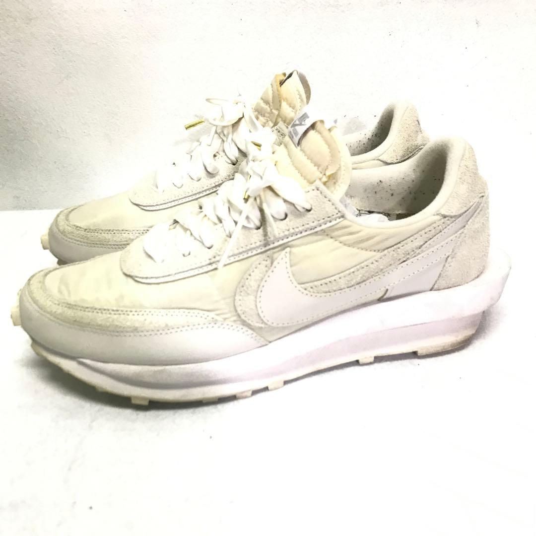 sacai × NIKE LDVワッフル トリプルホワイト us12 30cm