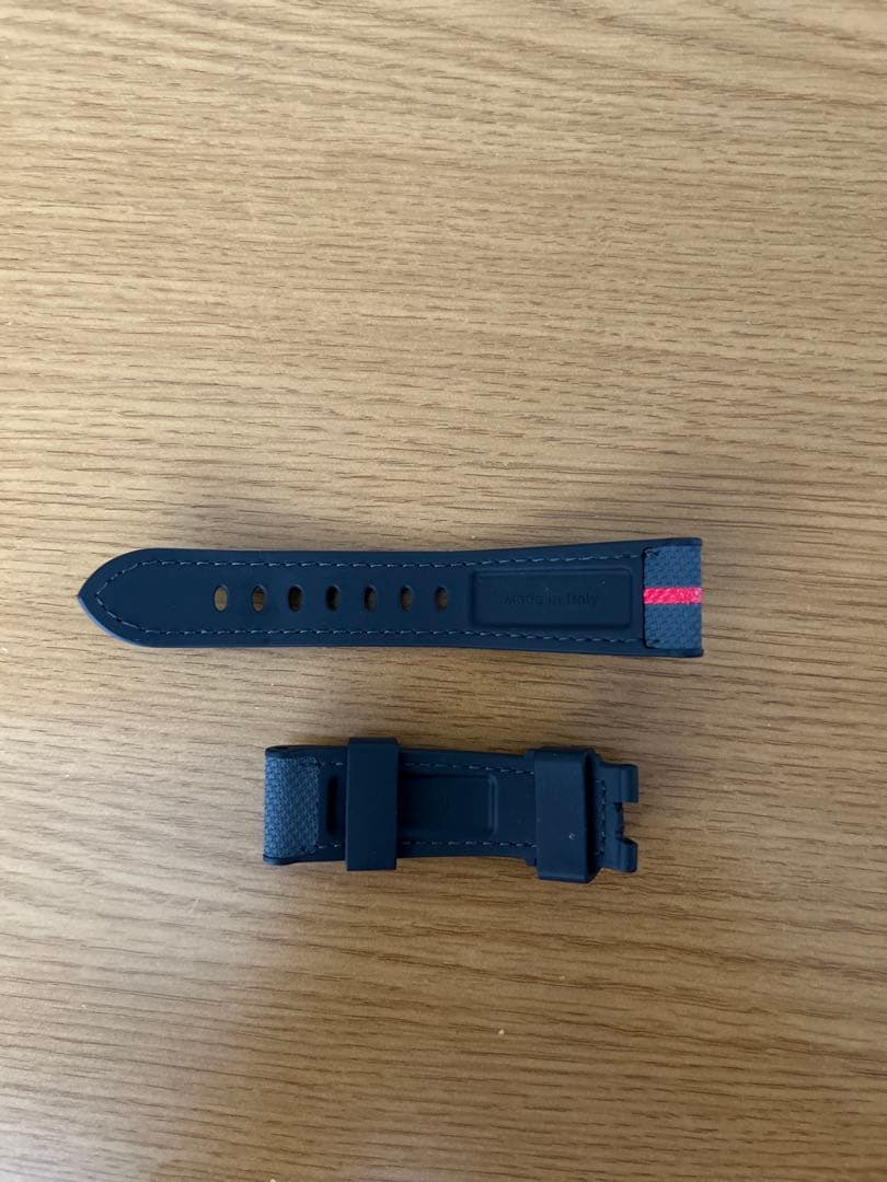 フ*発様 パネライルナロッサラバーベルト ラグ幅22mm 尾錠幅20mm ￼