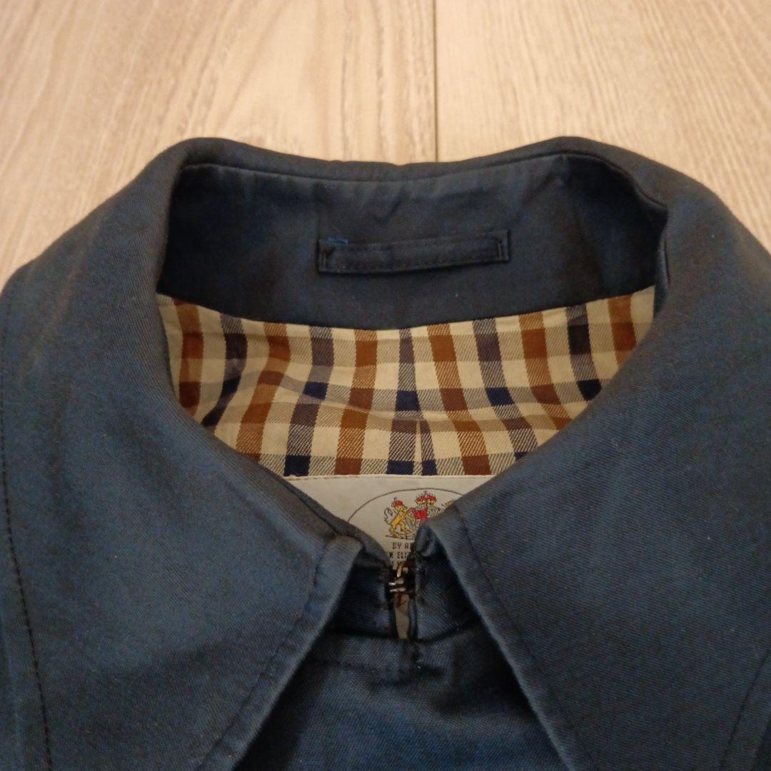 Aquascutum アクアスキュータム　トレンチコート　ネイビー
