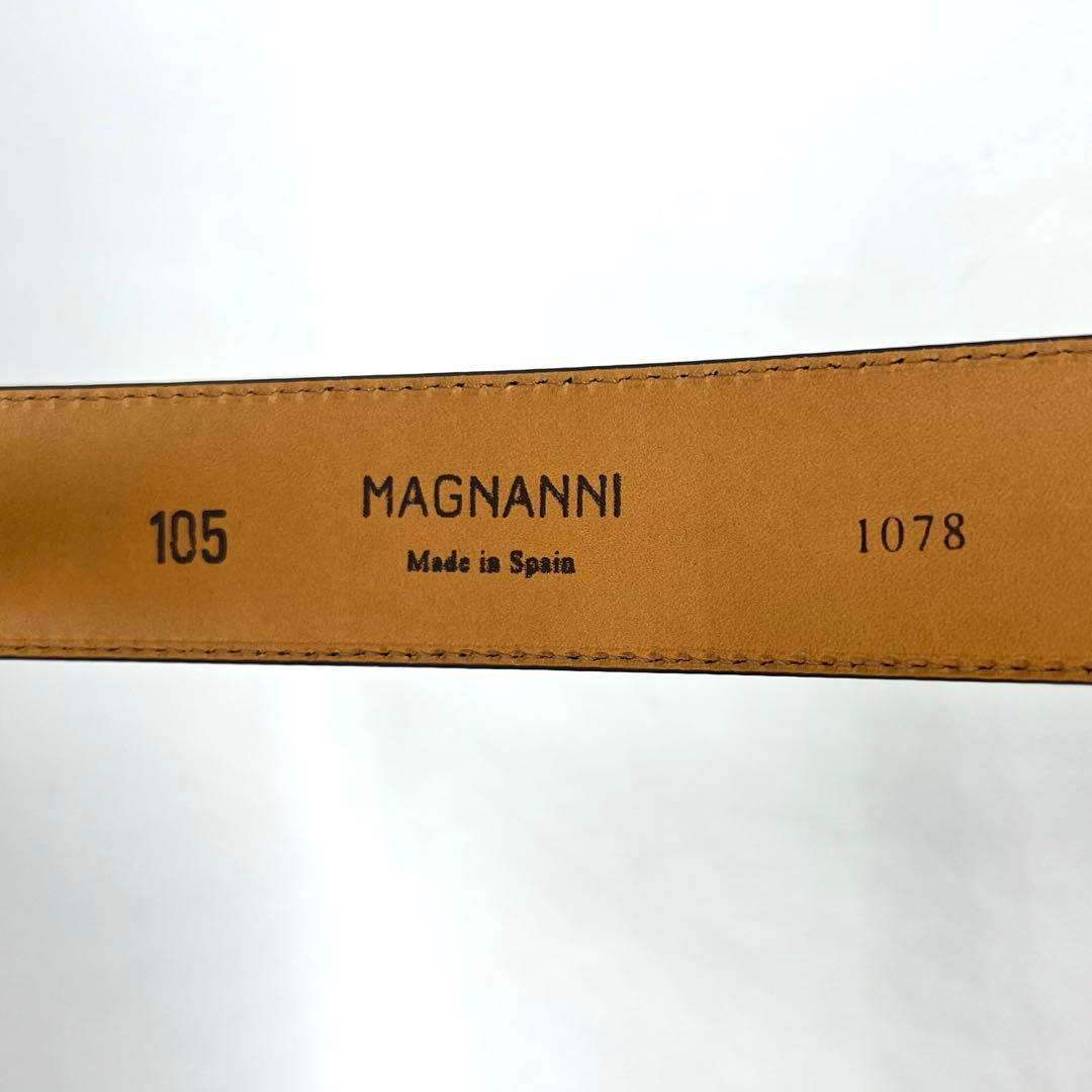 未使用品　マグナーニ　105cm ベルト　ブラック B10785DGY