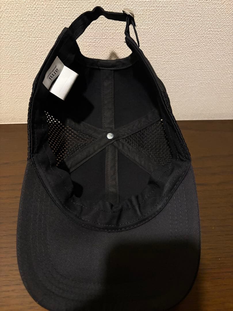 AMI PARIS メッシュキャップ 帽子　黒 男女兼用