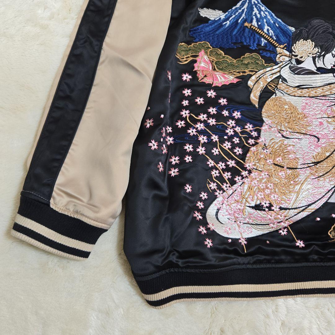 抜刀娘 舞桜妃那 スカジャン 豪華全刺繍 金 黒 完売品 希少