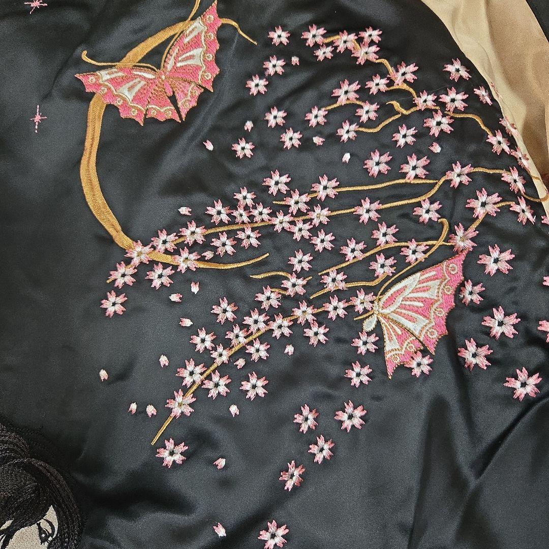 抜刀娘 舞桜妃那 スカジャン 豪華全刺繍 金 黒 完売品 希少