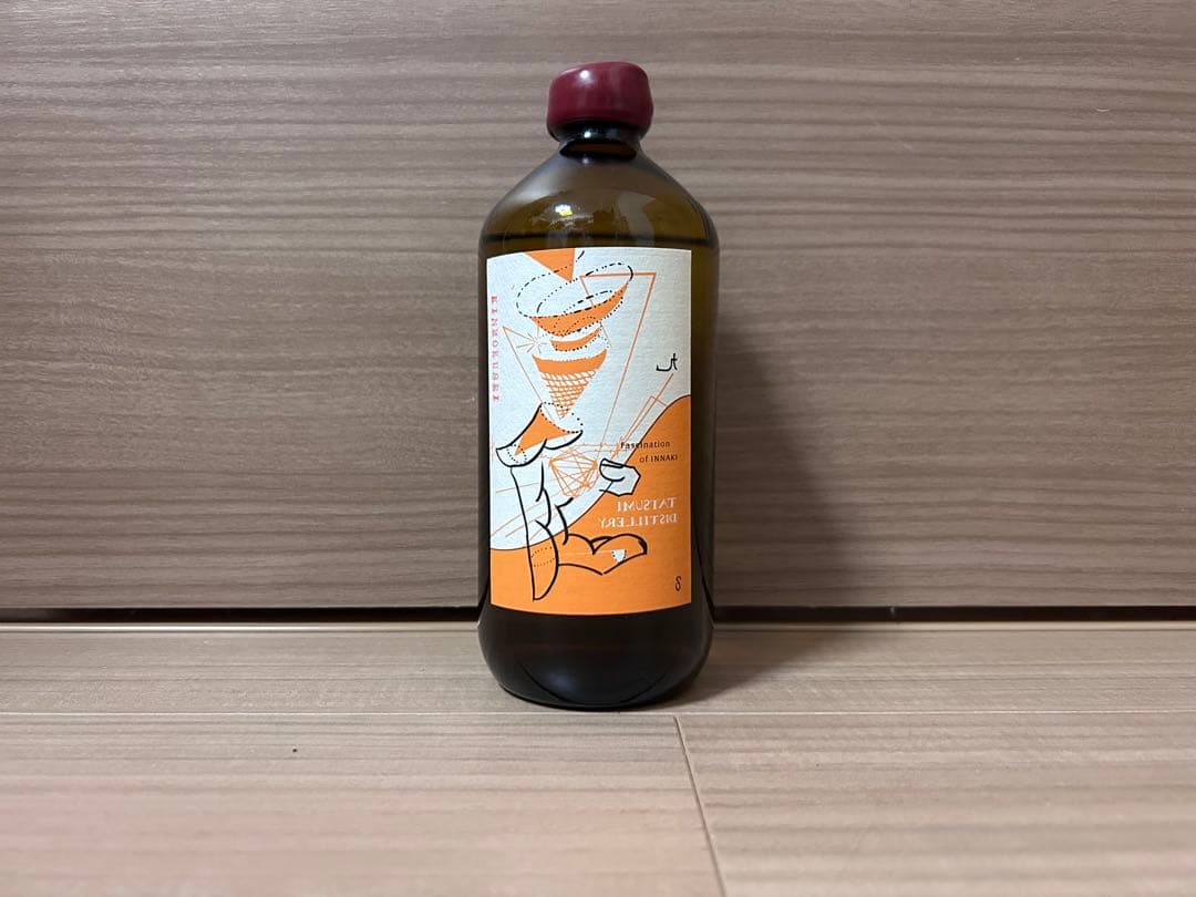 辰巳蒸留所 アルケミエ 金木犀 キンモクセイ ジン 9年目ラベル