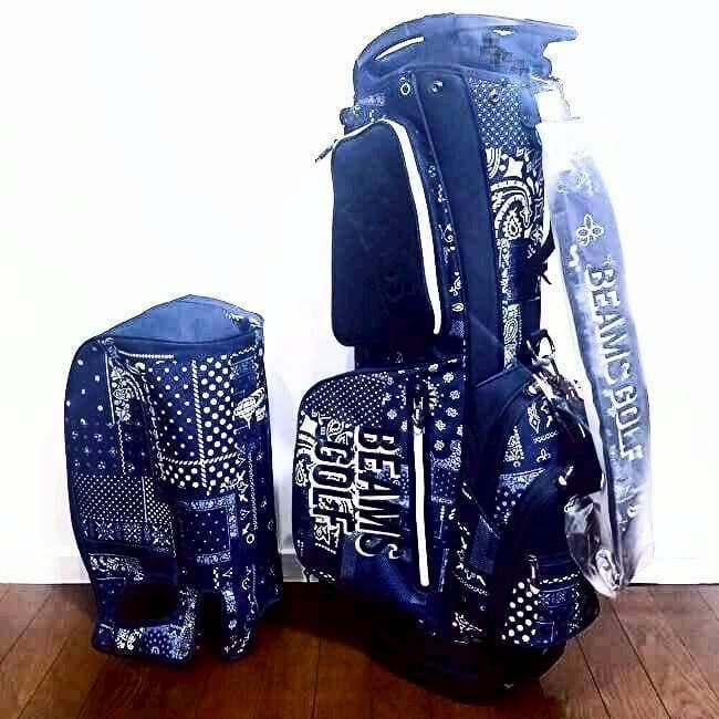 BEAMS ビームスキャディバック ゴルフバック 高級 限定 正規品