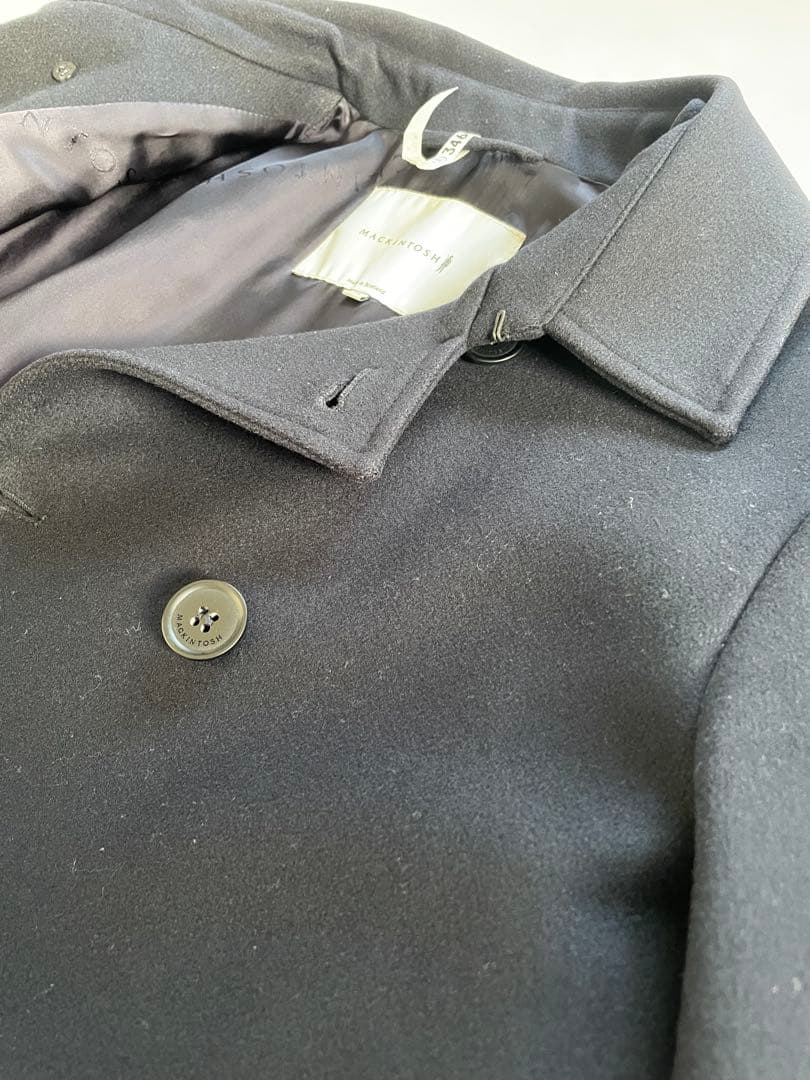 【美品】マッキントッシュ　フェトラー　ネイビー　４０　トレンチコート　白タグ