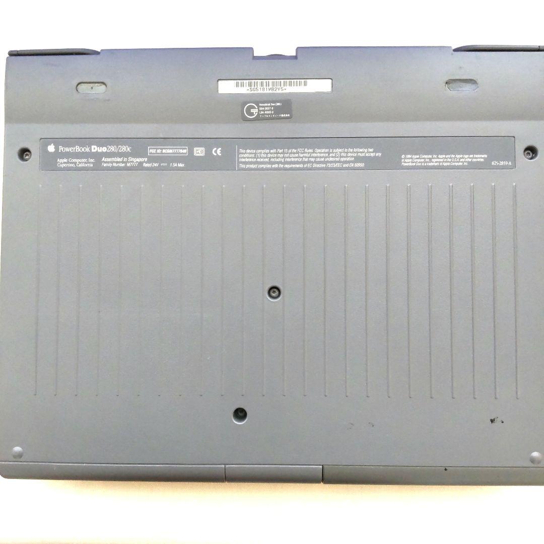 Apple PowerBook Duo 280C カラー液晶モデル　本体のみ