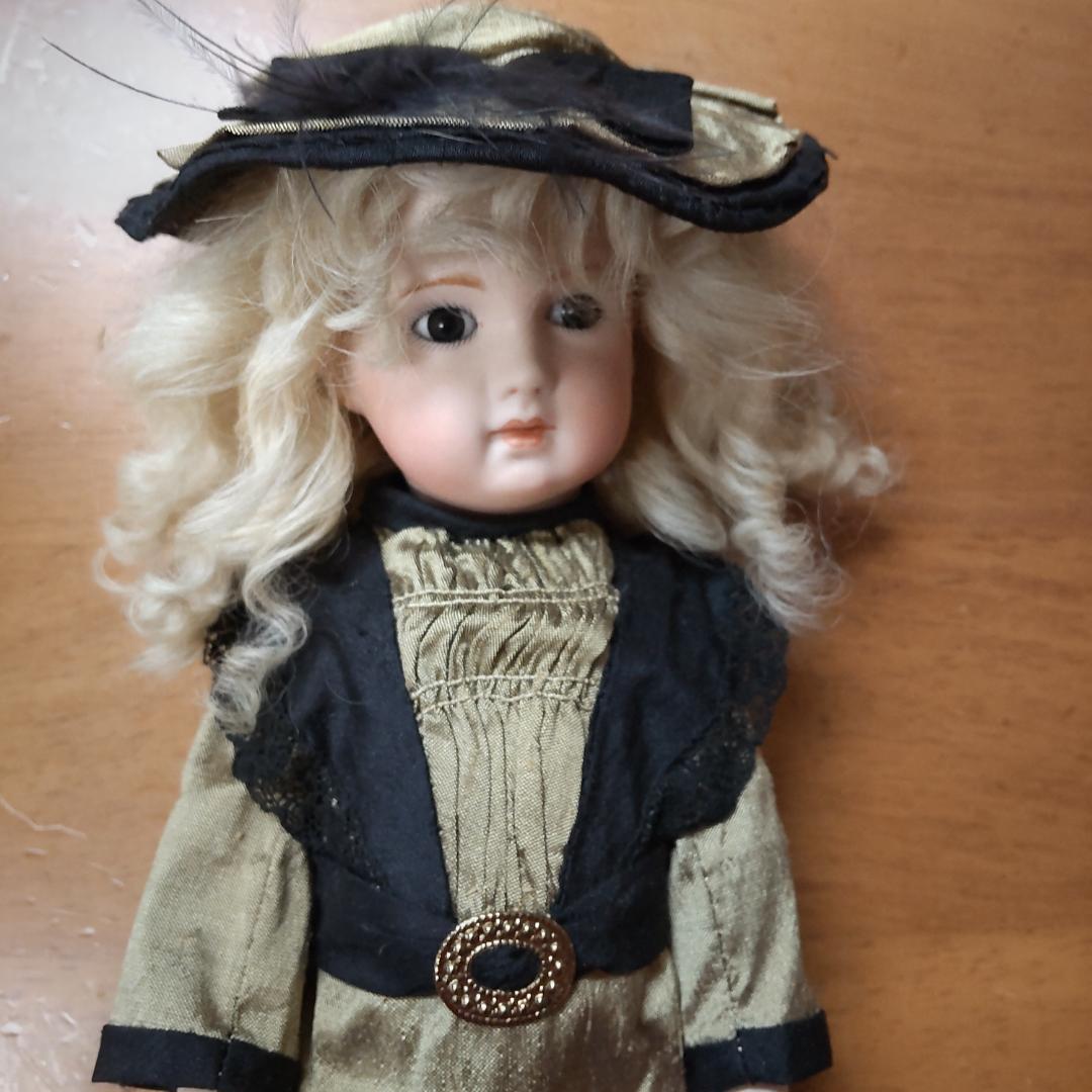 E.J　DOLLIN　アンティークドール風　リプロ　人形