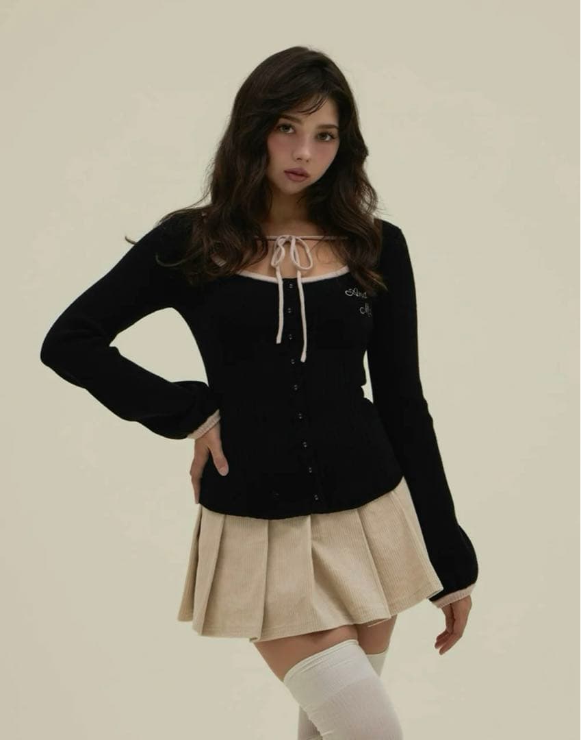 【即日発送】andmary Sonique knit tops