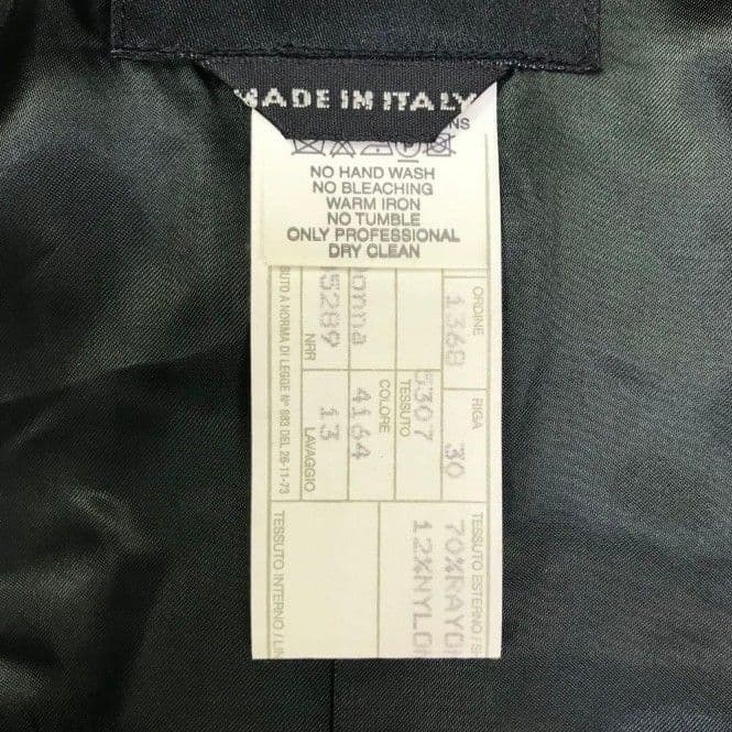 美品ジョルジオアルマーニ ステンカラーコートブラック イタリア製M ノーカラー