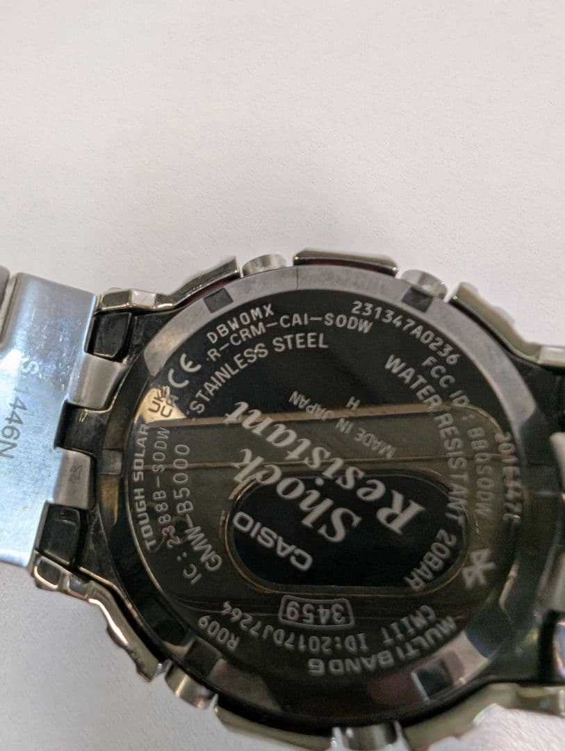 GMW-B5000D-1JF 電波ソーラー電波ソーラー フルメタル美品