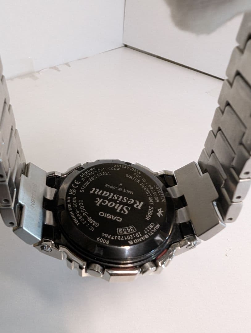 GMW-B5000D-1JF 電波ソーラー電波ソーラー フルメタル美品
