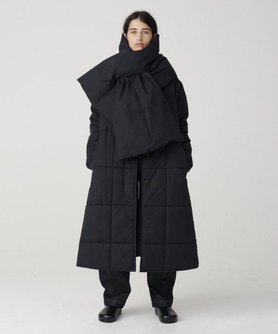 スタジオニコルソン（PADDED SCARF DARK NAVY）