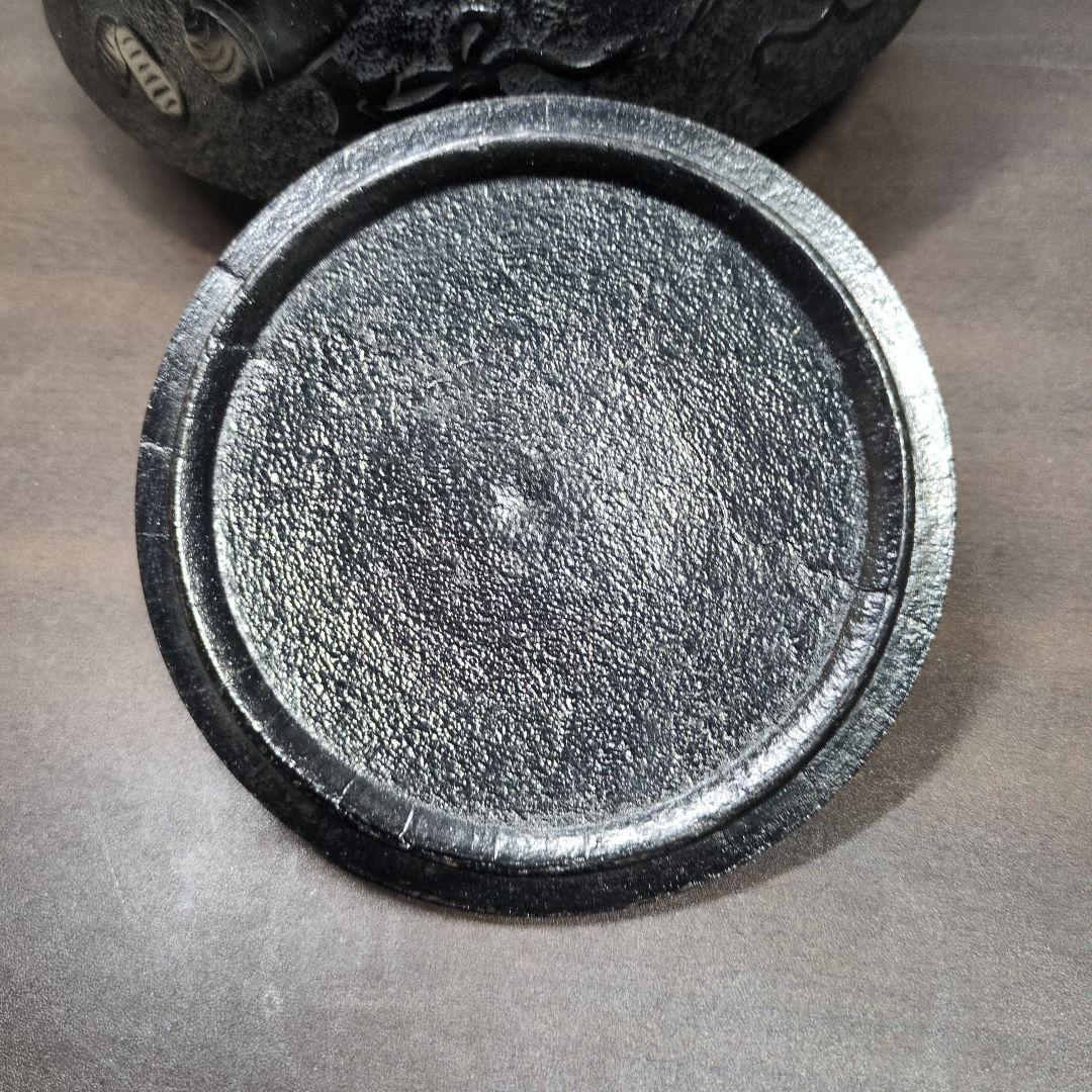 及川寛治 作 桜宝尽し文 鉄瓶 煎茶道具