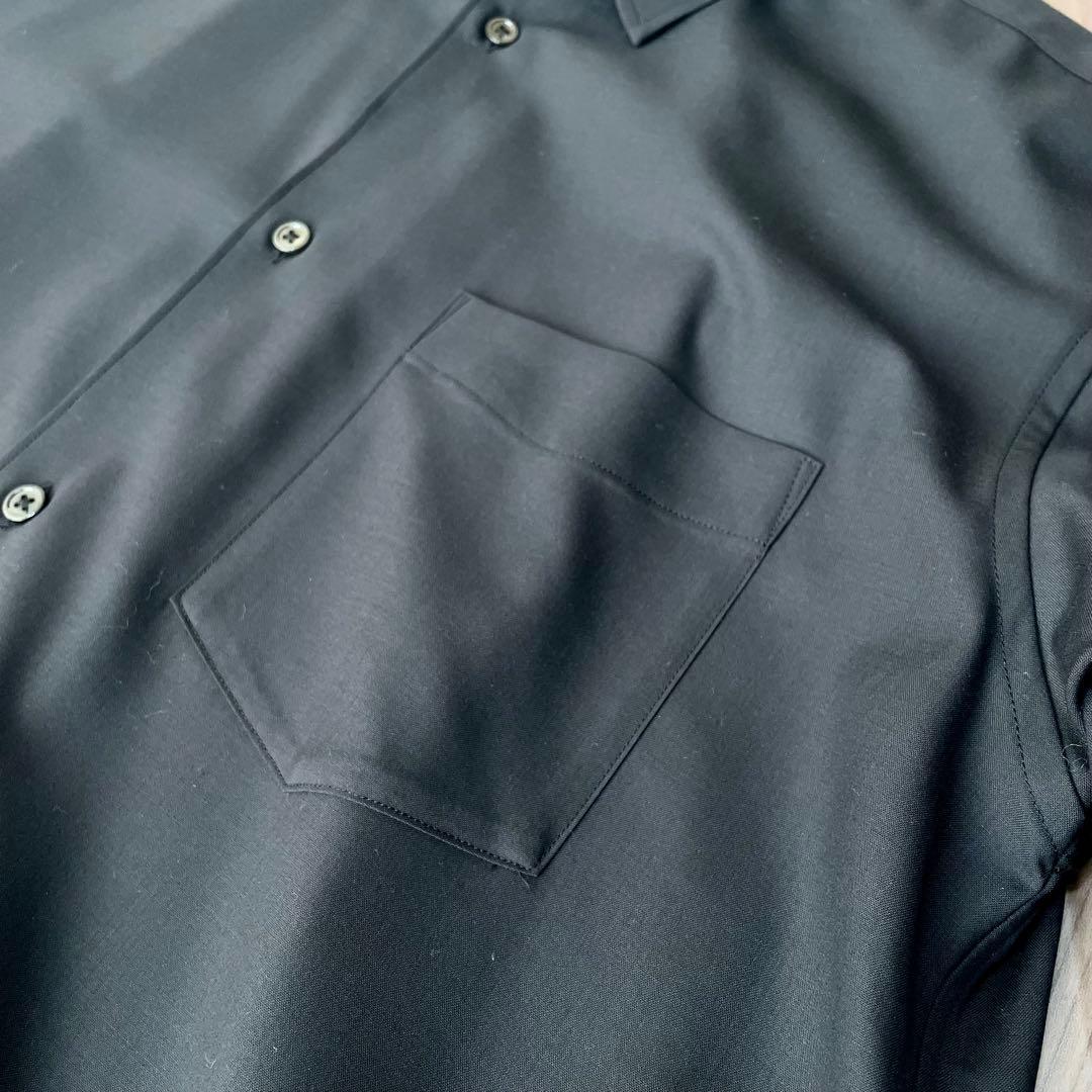 cornier Super180's WOOL SHIRTS 黒　美品 M