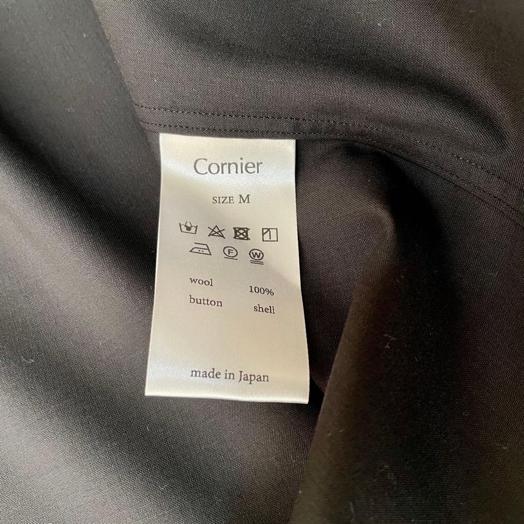 cornier Super180's WOOL SHIRTS 黒　美品 M