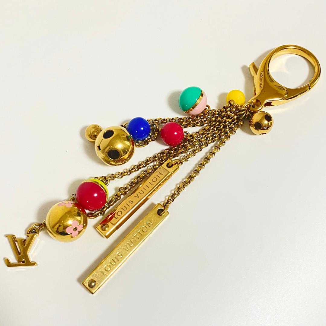 ルイヴィトン M62227 ポルトクレ グルロ キーホルダー バッグチャーム
