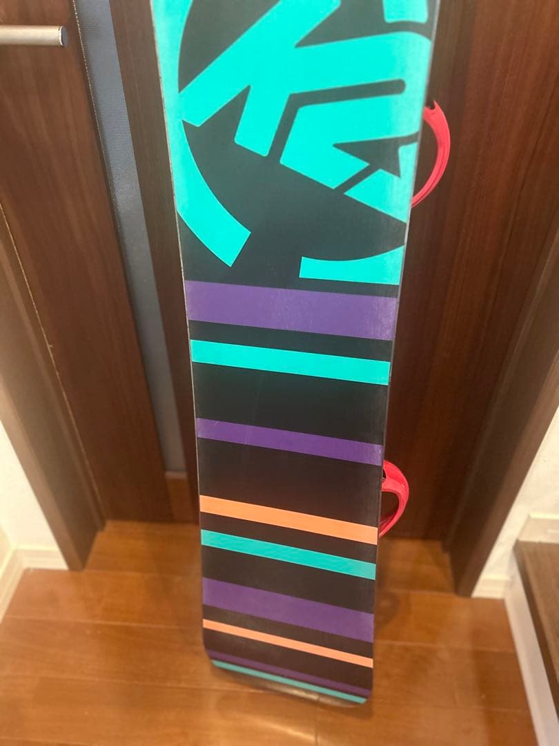K2 First Lite スノーボードビンディングセット パープル 142cm