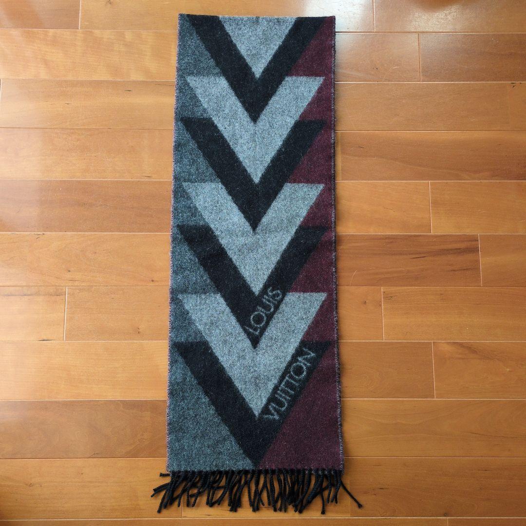 ルイヴィトン エシャルプ アンフィニットV カシミヤ混 マフラー