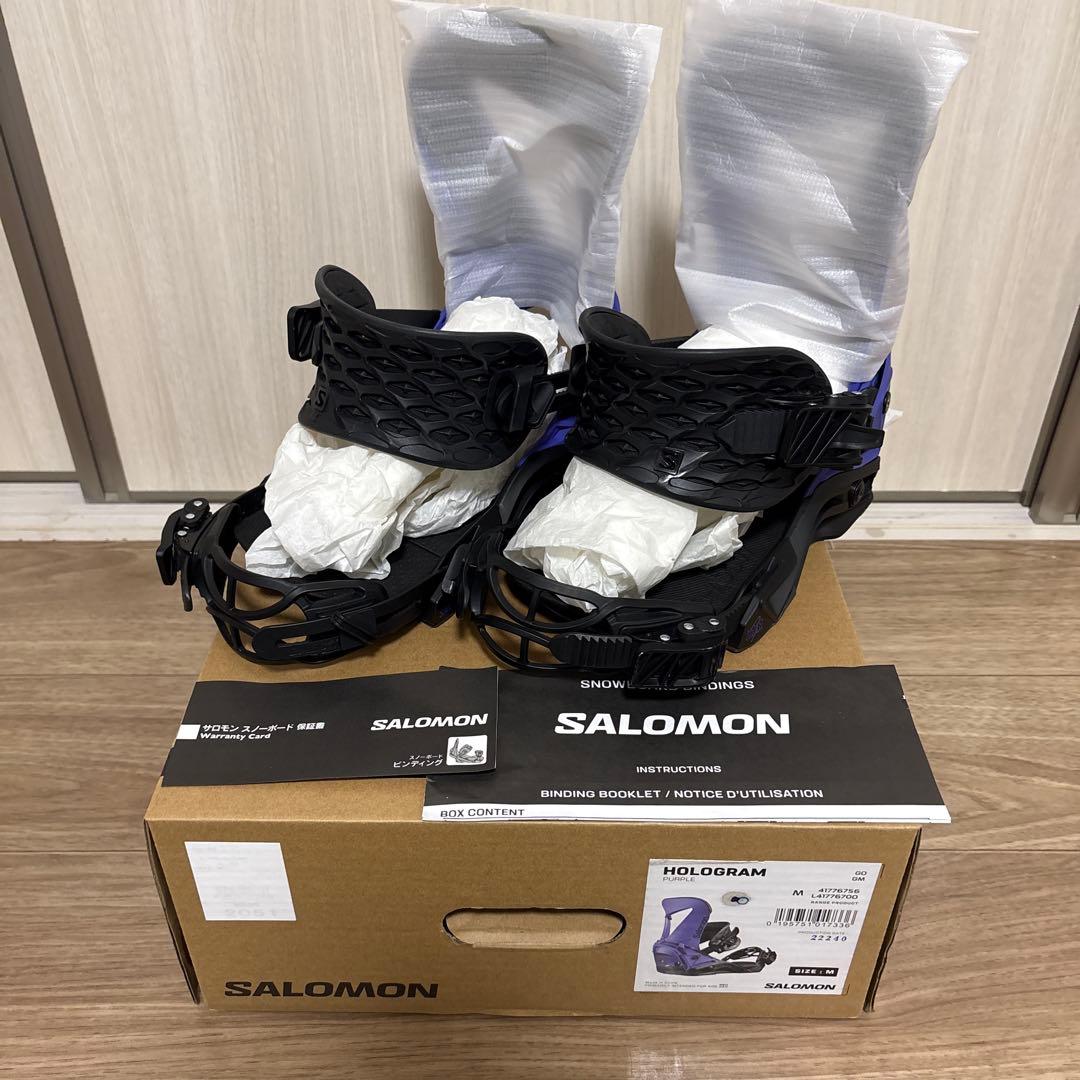 美品　SALOMON HOLOGRAM サロモン　ホログラム M 22-23