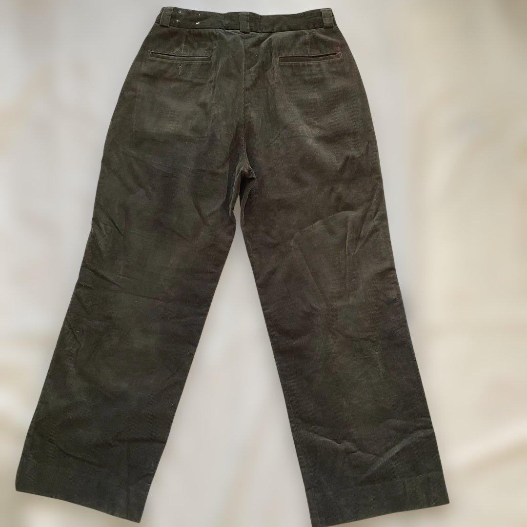 パンツ At Last & Co Corduroy TRS olive 34
