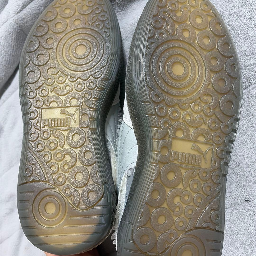 PUMA ホワイト グレー スニーカー