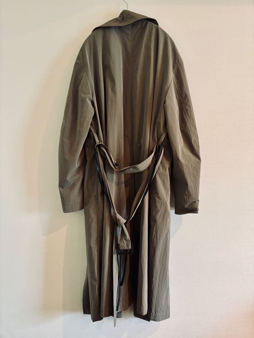 新品 ssstein ウィンドプルーフナイロンダブルブレステッドコート 25ss