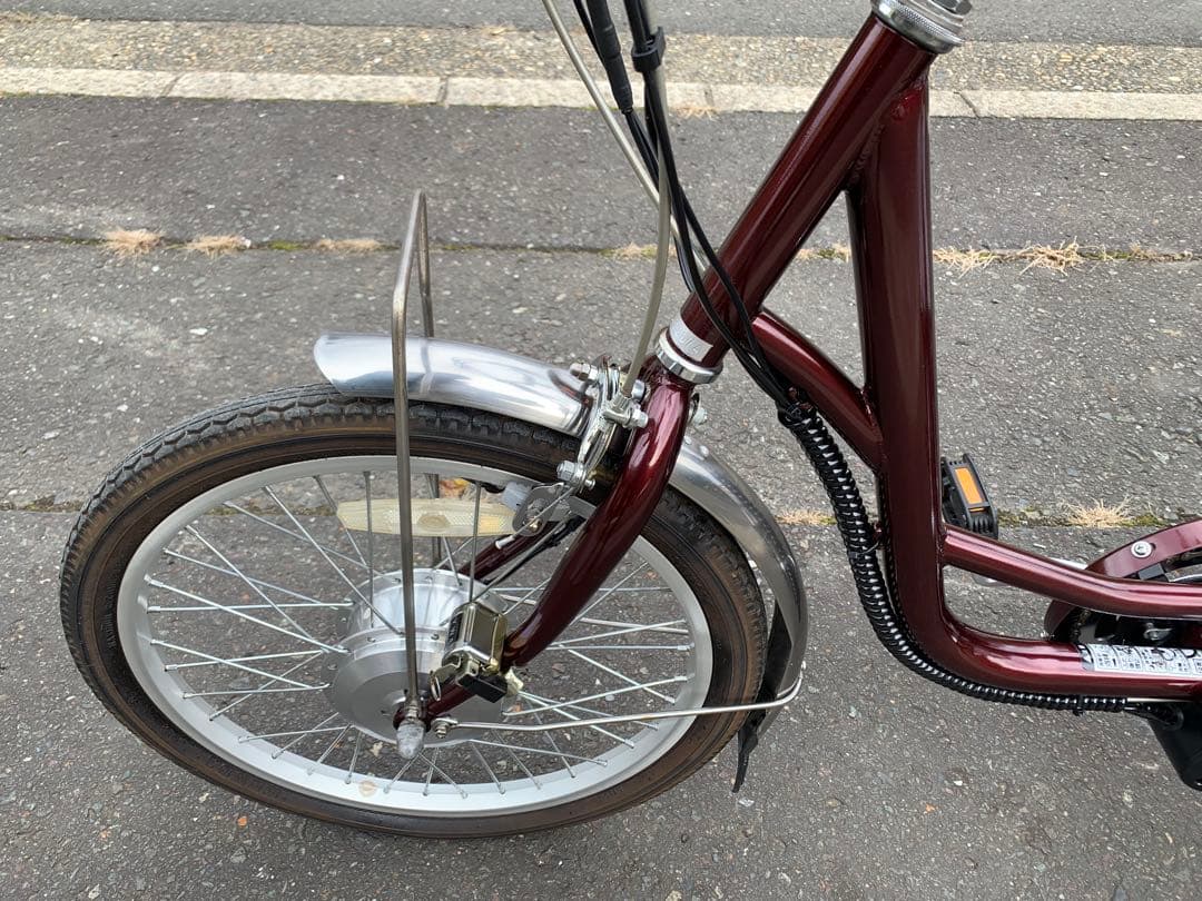 【動作確認済】送料無料 電動アシスト三輪自転車 5.8Ah 20-16インチ