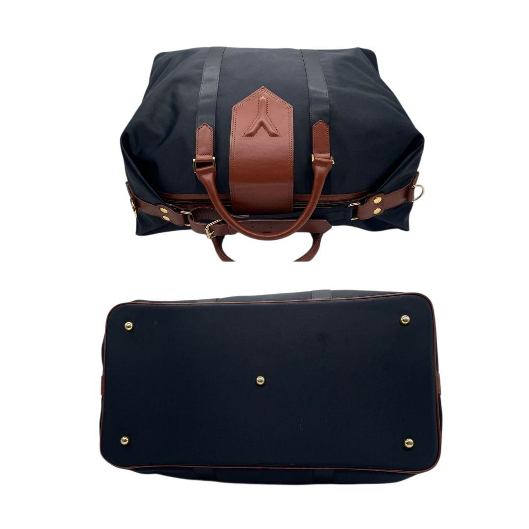 美品　イヴサンローラン　ボストンバッグ　ネイビー　ショルダー　2way　X