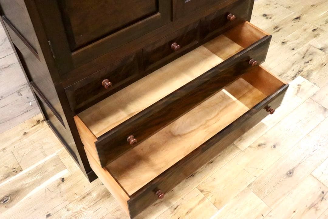 GMGH284○松本民芸家具 D型 和箪笥 整理箪笥 整理タンス 和家具 和モダ