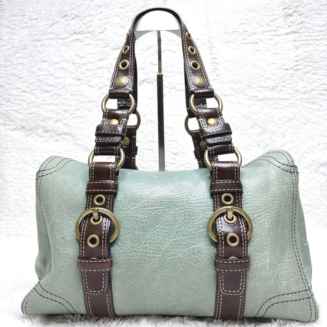 バッグ COACH archive Studded All Leather Y2K