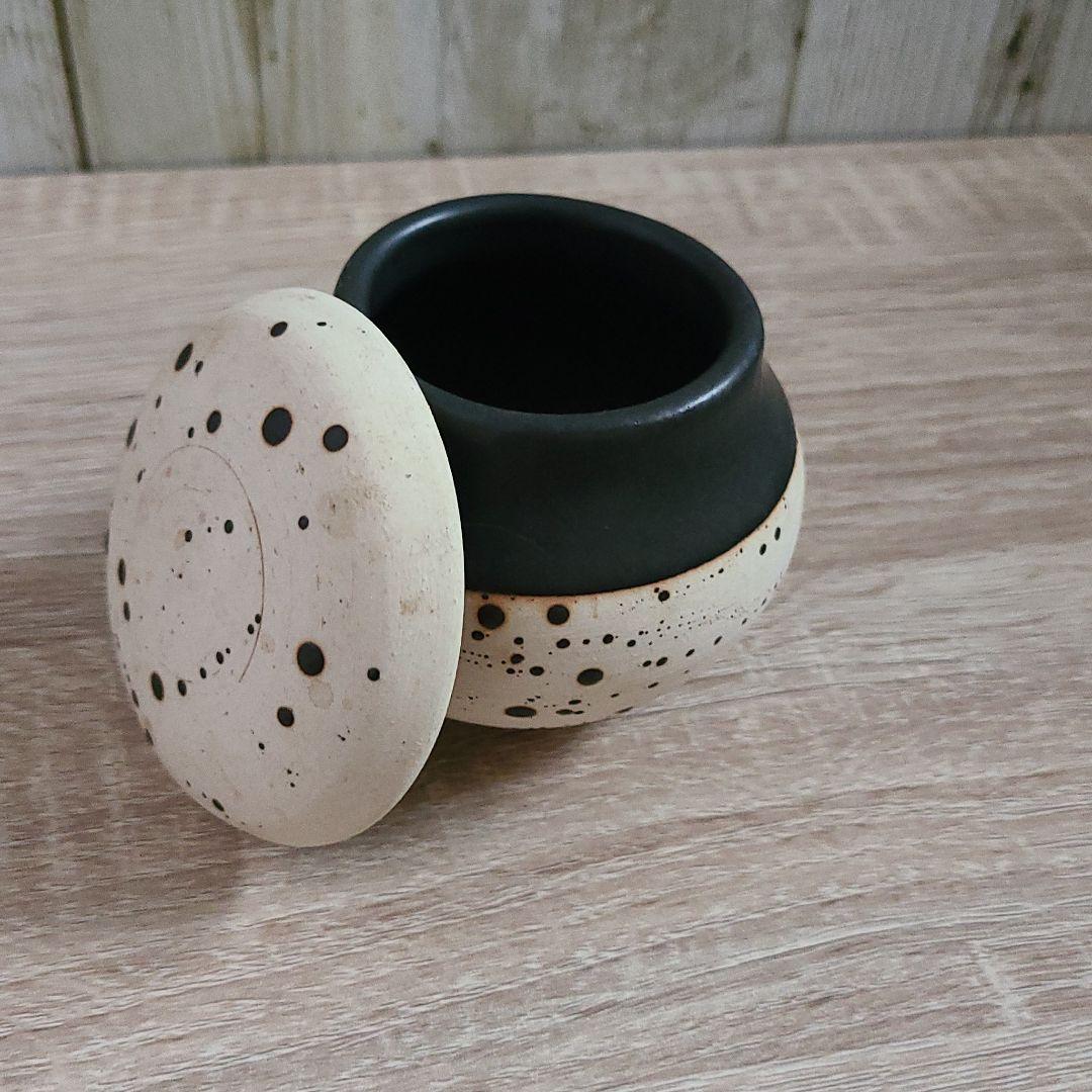 陶芸家　近藤葉子　蓋物　小物入れ　キャンディポット