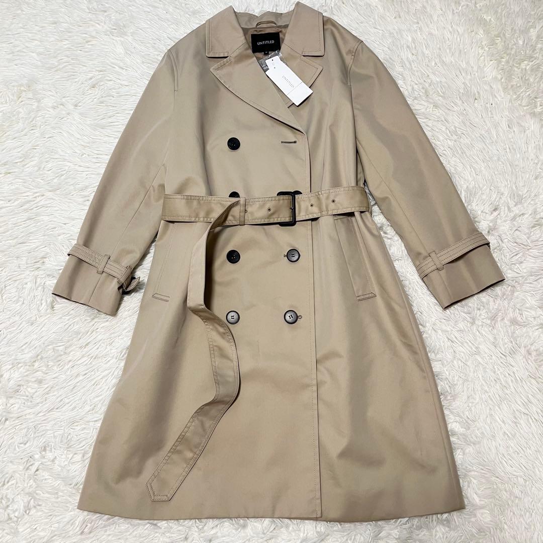 タグ付き✨️UNTITLED トレンチコート 23SS 撥水 定番 42