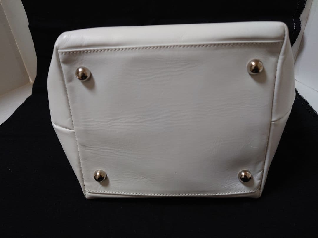 [美品]ONEMADEワンメイドトートバッグ　本革製ホワイト