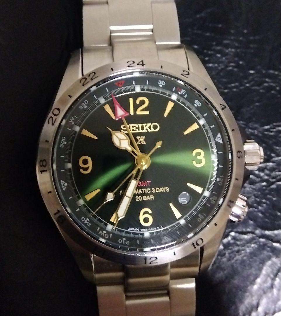 【SEIKO】セイコー プロスペックス アルピニスト GMT　新品革ベルト