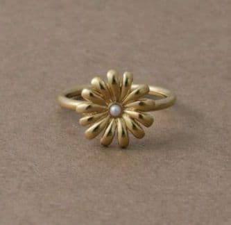 は*ち様 ●ete bijoux 13号 マーガレット パール リング●