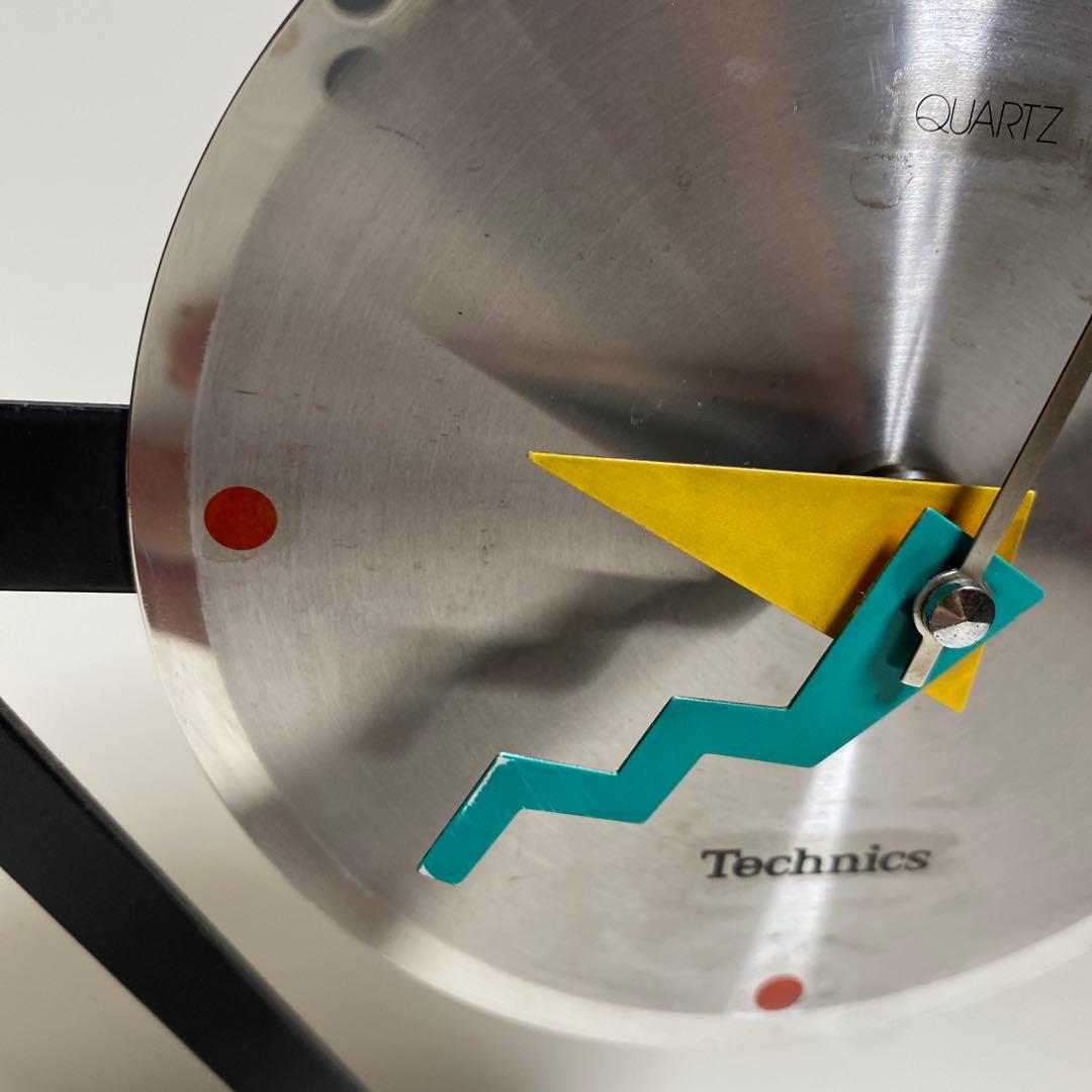 Technics テクニクス　置き時計　ポストモダン　スペースエイジ
