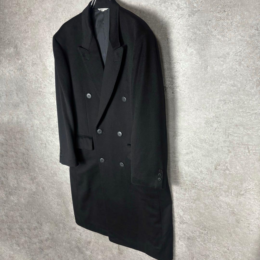 ジバンシー GIVENCHY カシミヤ 100% ダブル チェスター コート L