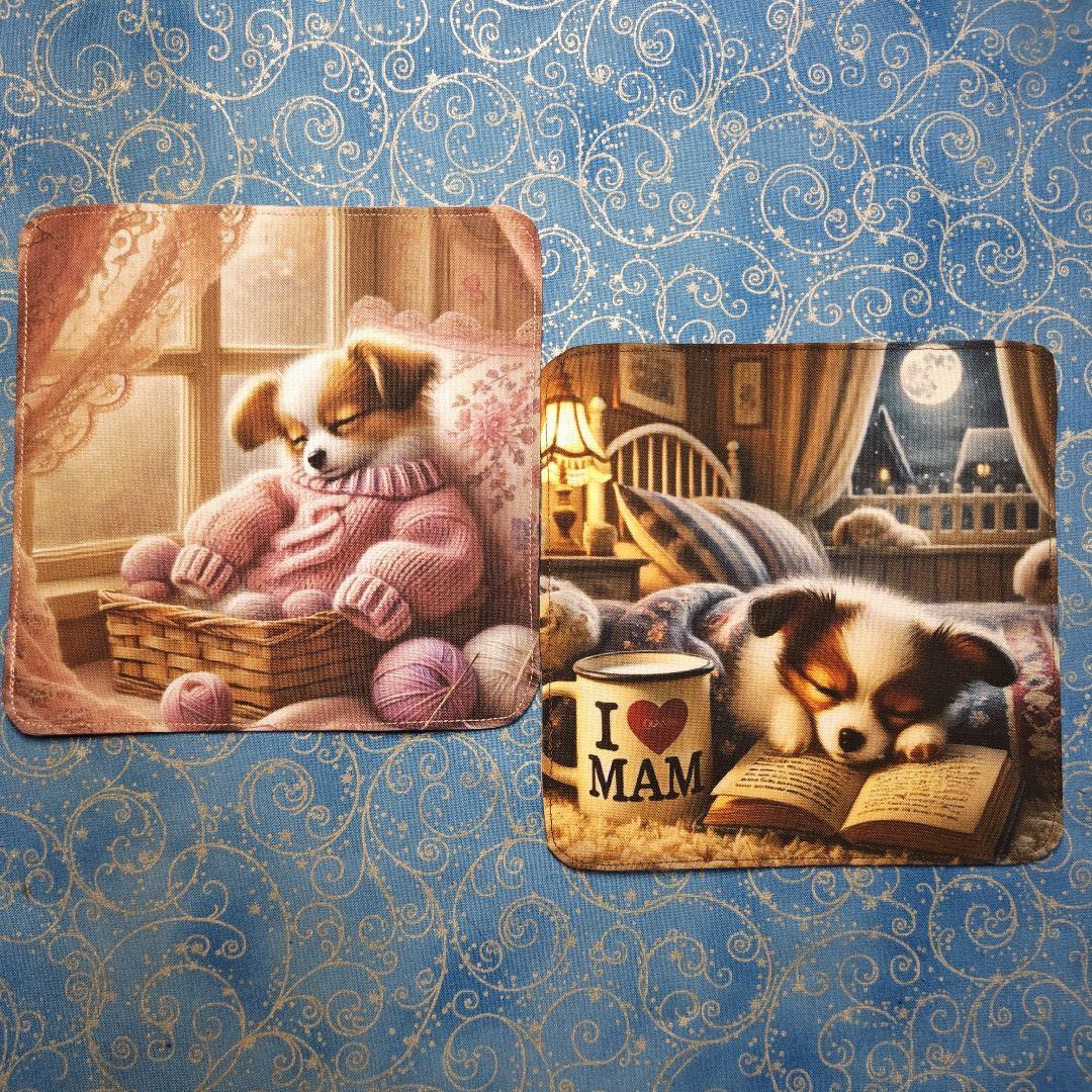 アロママ　　ハンカチ　ワンコさん柄　26枚