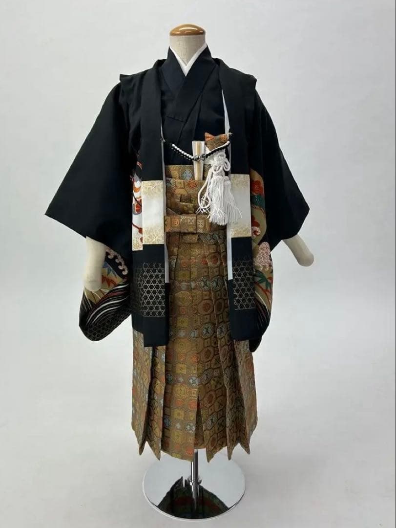 七五三 5歳 絵羽織袴セット 110cm ③