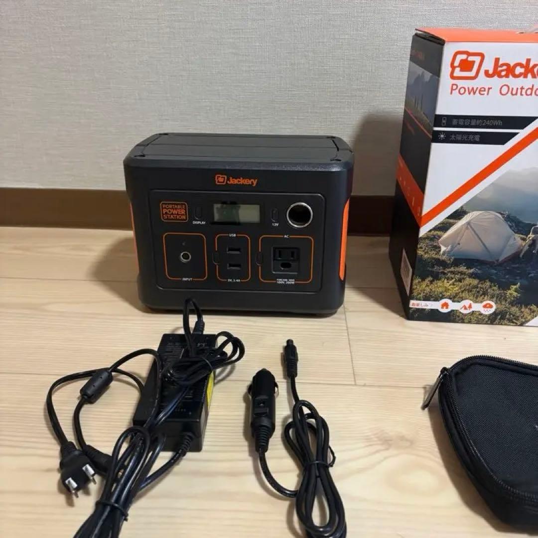 Jackery ジャクリポータブル電源 240Wh 200W お値下げ不可