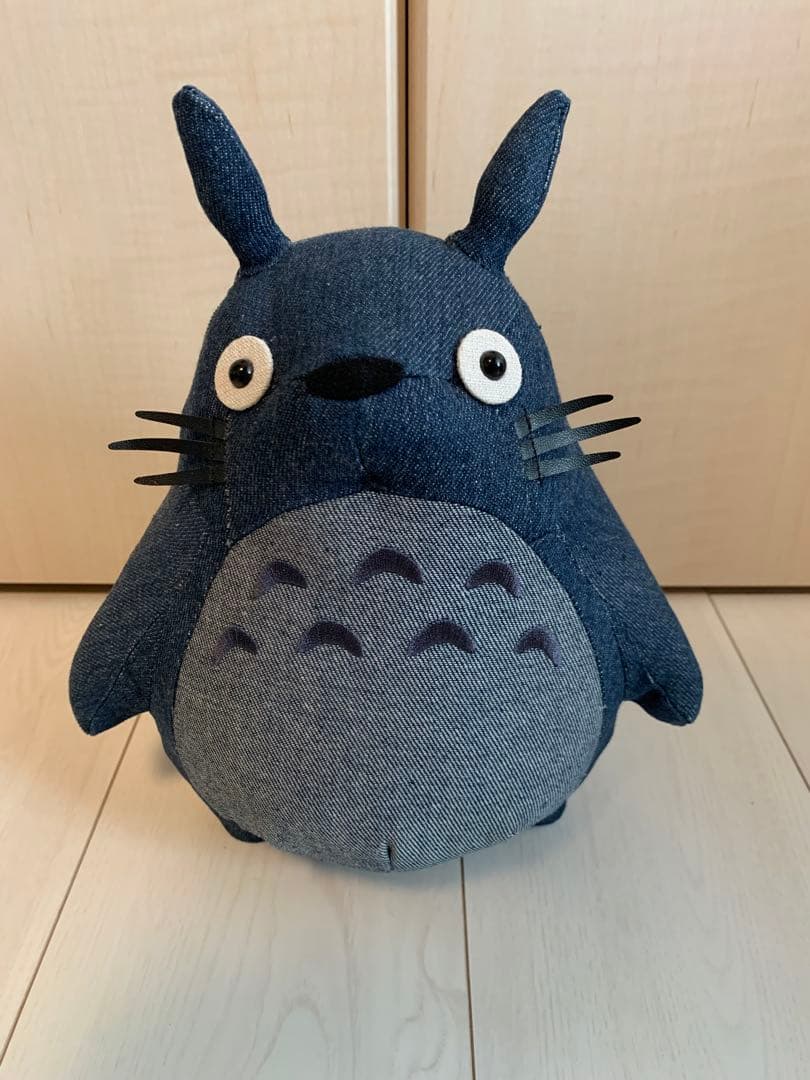 限定　スタジオジブリ　トトロ✖️EDWINコラボ　デニム製ぬいぐるみ　大トトロ