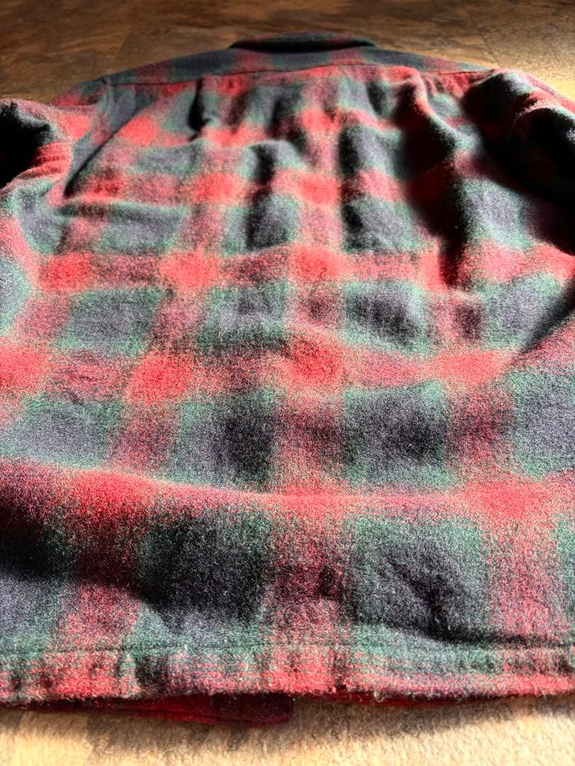 70S PENDLETON ペンドルトン オンブレ ボードシャツ オープンカラー