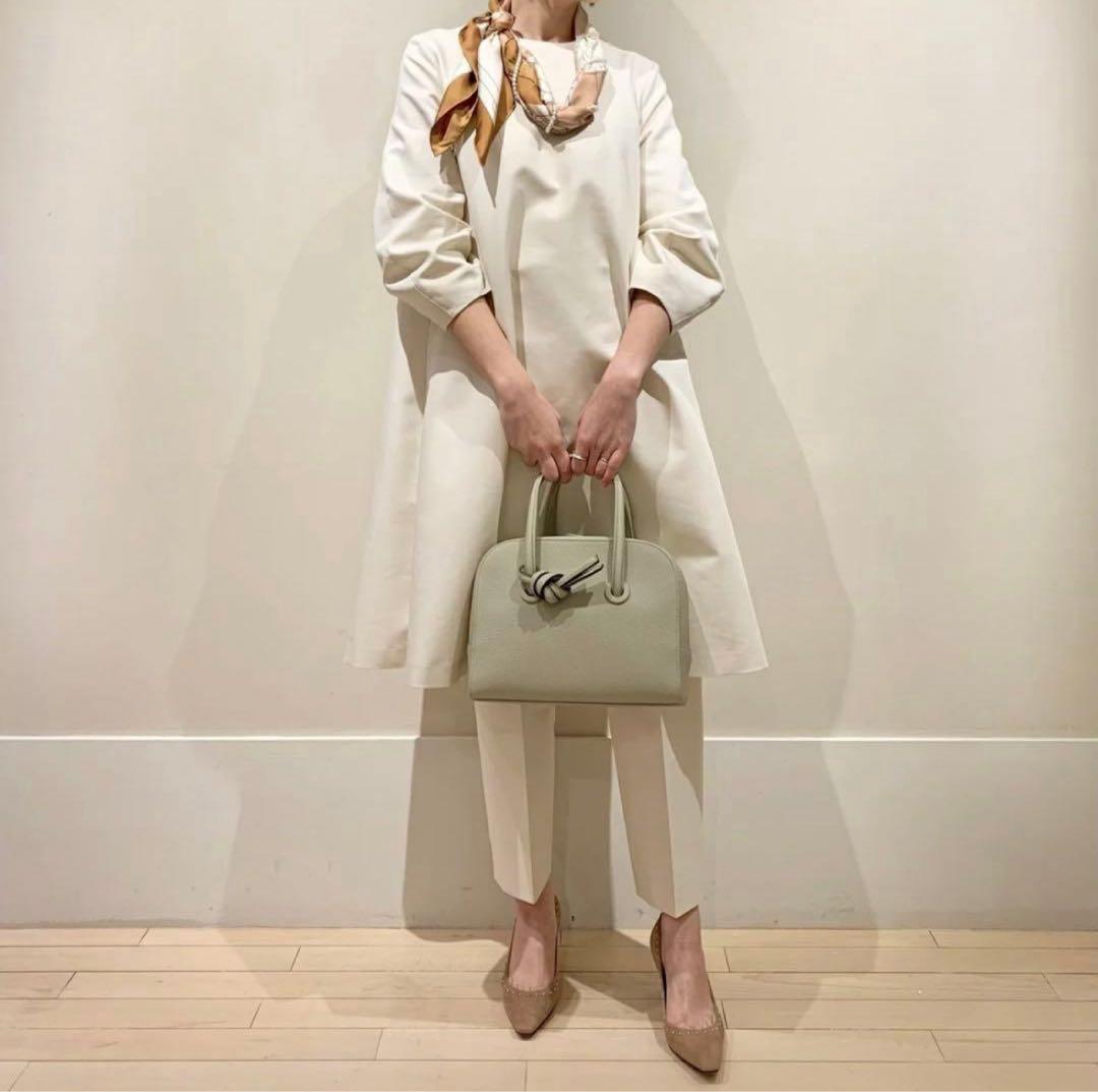 新品✨ボールジィ　ハイカウントダブルクロス Aラインワンピース　36