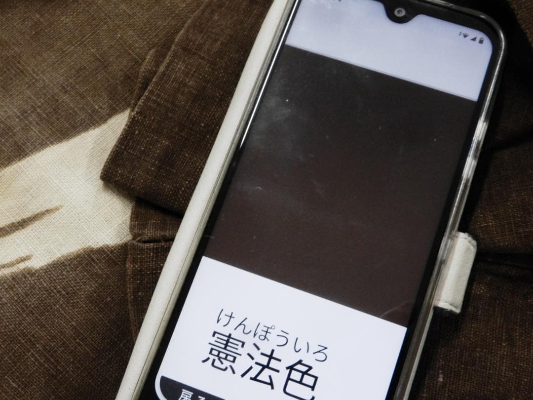 木綿・昔の商人暖簾・長い3巾・渋染め・明治期前後・今井の文字・のれん・地厚