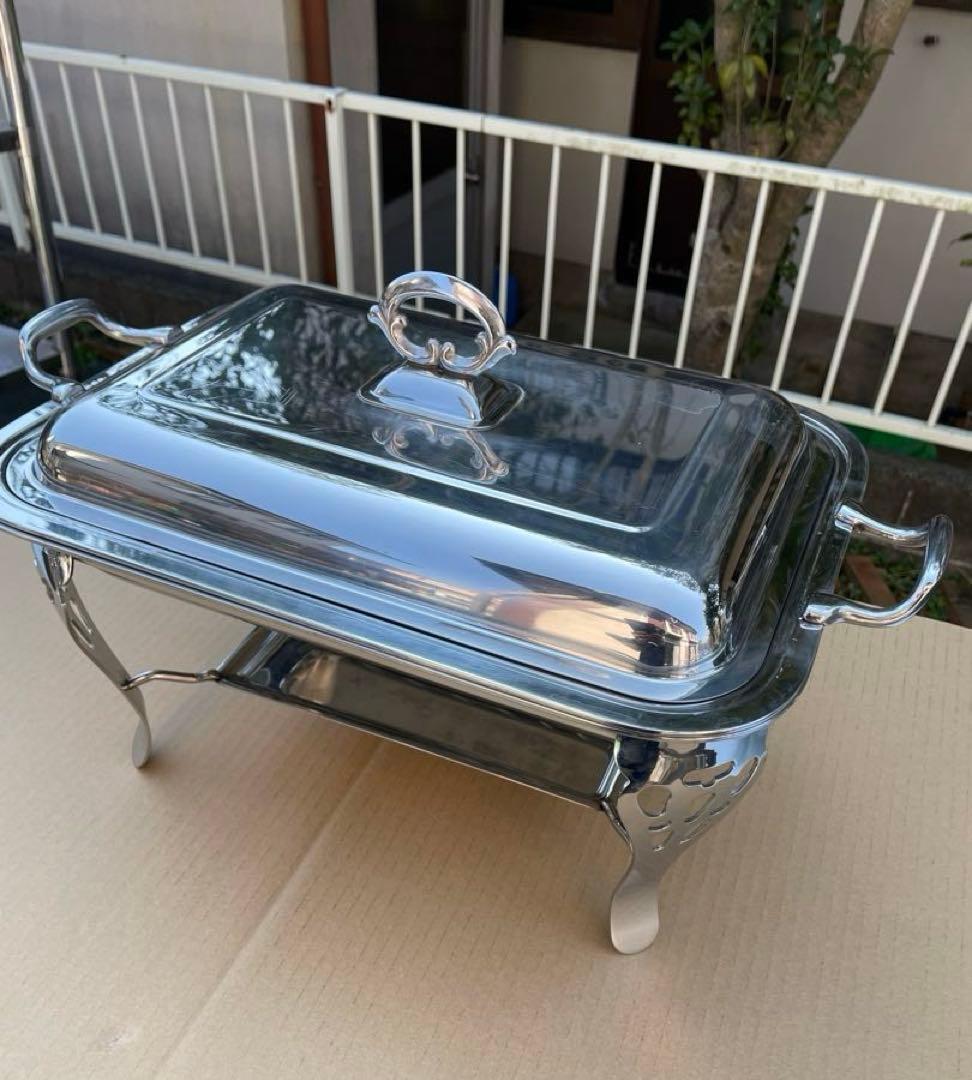 角チェーフィングディッシュ