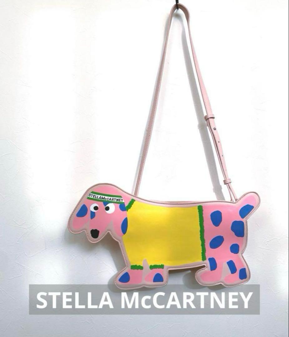 セール⚫︎STELLA McCARTNEY⚫︎ピンクの犬のショルダーバッグ