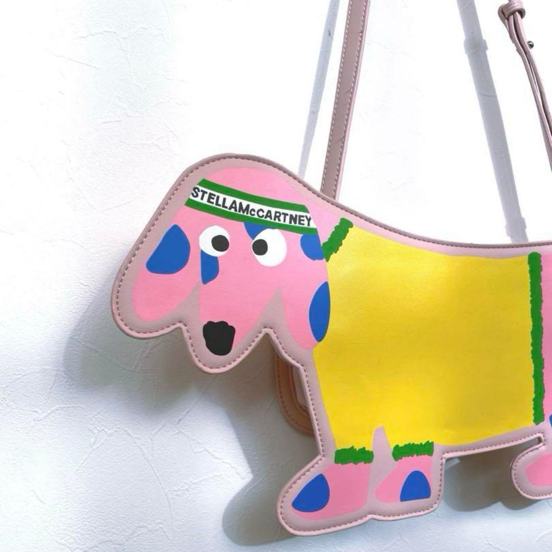 セール⚫︎STELLA McCARTNEY⚫︎ピンクの犬のショルダーバッグ